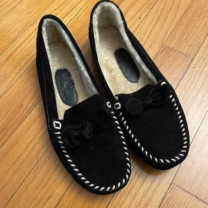 Cole Haan Lined Slip-On Suede Loafers